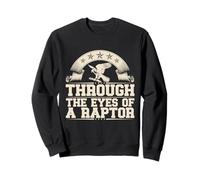 Attraverso Gli Occhi di Una falconeria Rapace Felpa