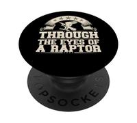 Attraverso gli occhi di una falconeria rapace PopSockets PopGrip Adesivo