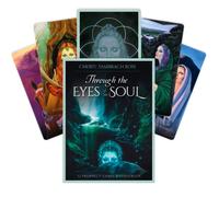 Attraverso Il Occhi Der Anima Carte Oracle Deck Blu Angelo Esoterico Rose Nuovo