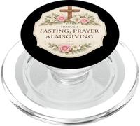 Attraverso la preghiera a digiuno e l'elemosina cristiana ortodossa PopSockets PopGrip per MagSafe