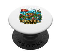 Attrazione turistica della Grande Moschea di Santa Sofia di Istanbul Turchia PopSockets PopGrip Adesivo