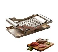 Attrezza manuale per battere e tenderizzare la carne in modo uniforme | Comodo da usare, manuale, in acciaio inossidabile, per uso intensivo e resistente,Batti-carne da Cucina,per Pollo, Manzo, Maiale