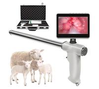 Attrezzatura artificiale per inseminazione digitale AI Gun Kit per cani, maiali, pecore - sonda in acciaio inox con funzione di massaggio a vibrazione