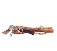 Attrezzatura Completa per Saldatori Piezo + Tubo Flessibile da 4,75m + Regolatore da 2 bar - Accessori Professionali Torcia Saldatrice Professionale, Cannello a Gas e Fiamma Ossidrica - EXPRESS