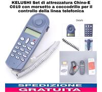 Attrezzatura con morsetto a coccodrillo x il Controllo Della Linea Telefonica