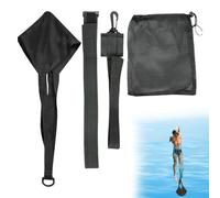 Attrezzatura da allenamento per paracadute per nuoto, set per esercizi di nuoto in piscina, cintura di resistenza acquatica, accessorio per nuoto e piscina, stazionario per nuoto