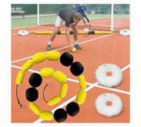 Attrezzatura da allenamento per portiere di calcio, deflettore a linea singola con 2 sacchetti d'acqua, diversi angoli di rifrazione per riflessi e agilità