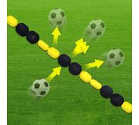 Attrezzatura da allenamento per portiere di calcio, deflettore per palloni da 2,5 m per un maggiore tempo di reazione e controllo della palla, ideale per migliorare le abilità
