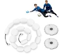 Attrezzatura da allenamento per portieri, con deflettore di rimbalzo e corda di agilità per migliorare i riflessi e lo sviluppo delle abilità