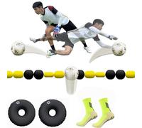 Attrezzatura da allenamento per portieri, deflettore a linea singola con sacche d'acqua e pioli a U, aiuto allo sviluppo di riflessi di calcio e agilità, 2,5 m/4 m