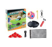 Attrezzatura da calcio giovanile | Attrezzatura per pratica di calcio, con corda elastica e borsa per rimbalzo per superare la precisione dell'allenamento individuale Combinare Preparazione Game Boy