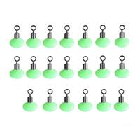 Attrezzatura da pesca e da corsa, con chiusura a cerniera, per cordoni e girelle per carrucola, supporto per rig scorrevoli e galleggianti (20 pezzi da 5 x 8 mm)