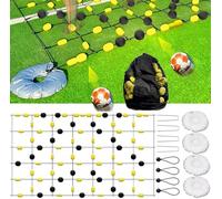 Attrezzatura da portiere da 2,8/1,6 m per allenamento, deflettore a matrice da pavimento, diversi angoli di rifrazione, allenamento di riflesso e agilità