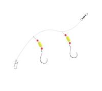 Attrezzatura Da Preassemblata Per Acqua Salata - Set Completo Con Amo 2/0#, Galleggiante & Anello O | Resistenza 13.6 Kg, Per Carangide, Lutiano & A Riva