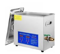 Attrezzatura Dell'acciaio Inossidabile Di Industria Della Macchina For La Pulizia Del Bagno Del Carro Armato 6L Del Riscaldatore Del Pulitore Dei Gioielli Del Pulitore Ultrasonico 200W Più veloce