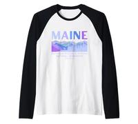 Attrezzatura e Top per Il monumento Nazionale Maine Katahdin Woods & Waters Maglia con Maniche Raglan