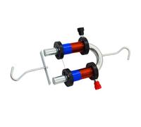 Attrezzatura elettromagnetica educativa di laboratorio con il forte dispositivo di esperimento di fisica dell'elettromagnete di forma del ferro di cavallo dell'aiuto didattico di fisica