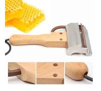 Attrezzatura for apicoltura, coltello for miele elettrico for disopercolare - Estrazione efficiente dei telaini dei favi con utensile con manico in legno - Forchetta for disopercolare for un'apicoltur