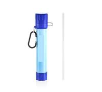 Attrezzatura for la purificazione dell'acqua, filtro portatile for bevande dirette, campeggio transfrontaliero, sopravvivenza, 1500L, purificatore d'acqua con paglia