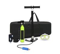 Attrezzatura For Lo Snorkeling Da 0,5 Litri Respiratore For Immersione Mini Bottiglia Di Ossigeno Occhialini Nuoto,Esplorazione Subacquea(Groen)