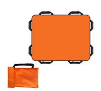 Attrezzatura Medica Di Emergenza,Barella Di Salvataggio Di Emergenza,Pieghevole In Tessuto Oxford,Barella Morbida Portatile For Il Trasporto,Soccorso Paziente(Orange)