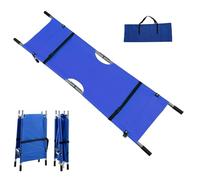 Attrezzatura Medica Di Emergenza,Barella Pieghevole In Alluminio For Soccorso Medico,Barella Di Pronto Soccorso For Il Sollevamento Di Persone Al Piano Superiore(Blue)