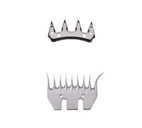 Attrezzatura Paranormale 1 Set/3 Set/5 Set/10 Set Capra Tosatura Pecore Clipper Pettine Lama Taglio 4-13 Dente Per Lana Pecora Animale Fattoria Bestiame Bovini Cesoie Per Pecore(10set b)