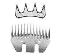 Attrezzatura Paranormale 2 Set Di Cesoie Per Pecore Lama Curva Diritta 9/13 Denti Tosatrice Capra Forbice Capre Elettriche Tagliatrice A Parte Ricambio Cesoie Per Pecore(Straight 13 Tooth)