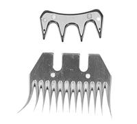 Attrezzatura Paranormale 5 Set Di Cesoie Per Pecore Lama Curva Diritta 9/13 Denti Tosatrice Per Capra A Forbice Elettrica Parte Ricambio AC * Cesoie Per Pecore(Curved 13 Tooth)
