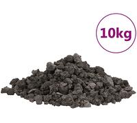 vidaXL Rocce Vulcaniche 10 kg Nere 1-2 cm