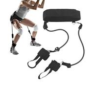 Attrezzatura per allenamento di salto, esplosivo per allenamento delle gambe, in TPE, fascia elastica regolabile resistente con forte elasticità, fascia elastica atletica per allenamento delle gambe