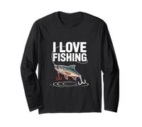 Attrezzatura per appassionati di pesca I Love Maglia a Manica