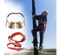 Attrezzatura per Arrampicata Kit di Ramponi Regolabili per Arrampicata su Pali, Set di Ramponi per Arrampicata sugli Alberi per Lavori Pesanti(300mm/11.8'')
