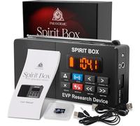 Attrezzatura per caccia ai fantasmi - Kit portatile Spirit Box per EVP con micro SD da 32 GB e torcia integrata - Dispositivo paranormale Ghost Box per scansione e registrazione degli spiriti.
