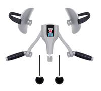 Attrezzatura per esercizi di cosce e anca, attrezzo per allenare i muscoli del pavimento pelvico con palla senza fili, resistenza regolabile, per uomini e donne