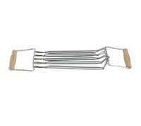 Attrezzatura per il fitness muscolare per esercizi domestici con manico in legno rimovibile per espansore toracico a molla