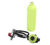 Attrezzatura per Immersioni del Serbatoio di Immersione, Mini -cauba Serbatoio 1L di Impatto Rimovibile -Resistente all'esplorazione Subacquea (Green)