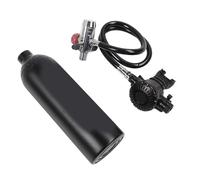 Attrezzatura per Immersioni del Serbatoio di Immersione, Mini -cauba Serbatoio 1L di Impatto Rimovibile -Resistente all'esplorazione Subacquea (Black)