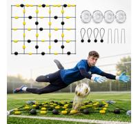 attrezzatura per l'allenamento del portiere, deflettore per palloni Medium | 2 Specifiche Disponibili, Angoli Di Rimbalzo Multipli, 3 Dimensioni Di Palline, Per L'allenamento Di Reazione