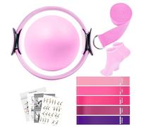 Attrezzatura per pilates | Con disco portatile e per lo yoga | Set di esercizi per pilates con calze, per donne e uomini per esercitare le mani delle gambe dei glutei addominali di