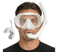 Attrezzatura per Snorkeling per Adulti - Attrezzatura Sub con Visuale Panoramica - Custodia e Cinturino Regolabile Set Snorkeling Uomo Pieghevole | Per Nuoto Addestramento Turismo Isole Sport Acquatic