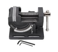 Attrezzatura per trapano a colonna Morsa per trapano in acciaio fuso Rettifica inferiore a croce Inclinabile con 7 fermi inclinati positivamente per lavori di foratura e fresatura