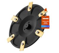[ATTREZZATURA] Piatto per coltelli + 6 lame compatibili con Segway Navimow i105E, i108E, i110E, i205 AWD, i208 AWD, disco tagliaerba robot, disco rotativo