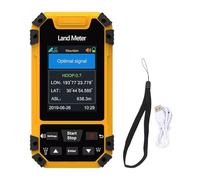 Attrezzatura portatile di rilevamento GPS, 2.4in Display a colori Misuratore di area di terra Strumento di misurazione terrestre GPS portatile con prompt vocali