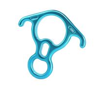 Attrezzatura professionale per arrampicata su roccia Figure 8 Discensore per discesa sicura e controllata in ambiente alpinistico Lega di alluminio Otto Rock Rappelling Dispositivo multiuso leggero