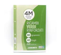 Attrezzatura scolastica marca BLASETTI modello RICAMBI RINF A4 VERDI 80GR 40FF 4M