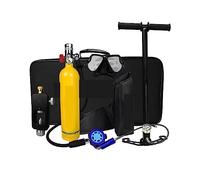 Attrezzatura Subacquea, Respiratore Da Immersione Portatile 1 Litro, Attrezzatura For Bombole Di Ossigeno For Sport All'aria Aperta Che Supporta 10-15 Minuti Respirazione Subacquea(Package B Yellow)
