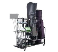 Attrezzature da Golf Organizzatore Per La Conservazione Delle Sacche Da Golf Organizzatore Per Il Golf Adatto A 2 Sacche Da Golf E Altre Attrezzature Sportive Accessori Per Il Golf Organizzatore