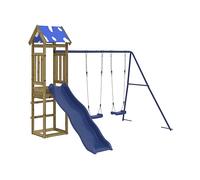 ATTREZZATURE DA PARCO GIOCHI VIDAXL 3278958 con scivolo, altalene e sabbiera