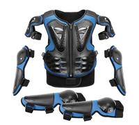 Attrezzature di sicurezza per bambini - 5 pezzi in EVA per ginocchiere, gomitiere e polsi, imbottitura morbida resistente agli urti, vestibilità comoda, cinghie regolabili | Per ciclismo, p